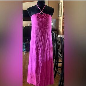 Fuchsia Strapless dress super cute
